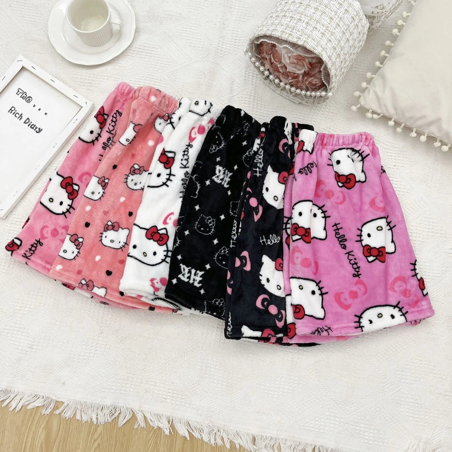 Hello Kitty Flannel Pajamas , Casual Pants