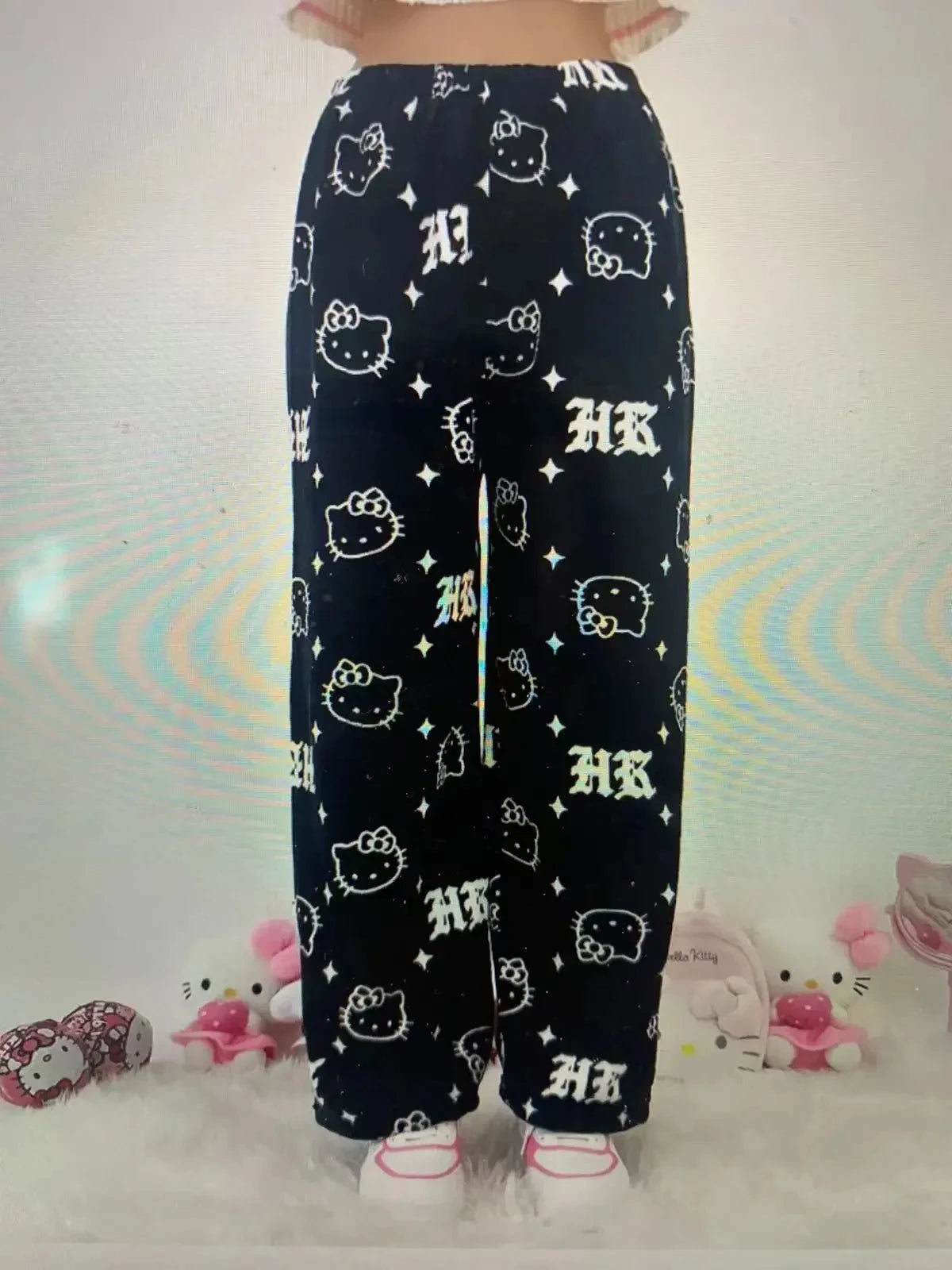 Hello Kitty Flannel Pajamas , Casual Pants
