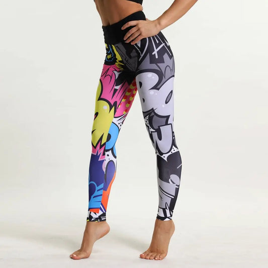 SVOKOR  Graffiti Push Up  Leggings