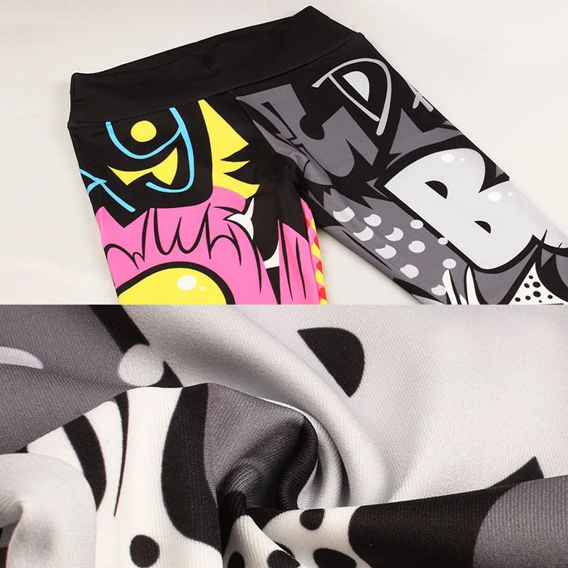 SVOKOR  Graffiti Push Up  Leggings