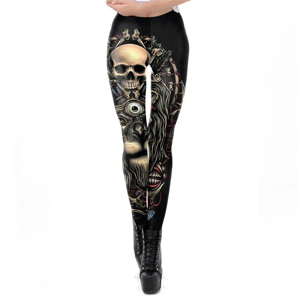 Skull Punk Leggings