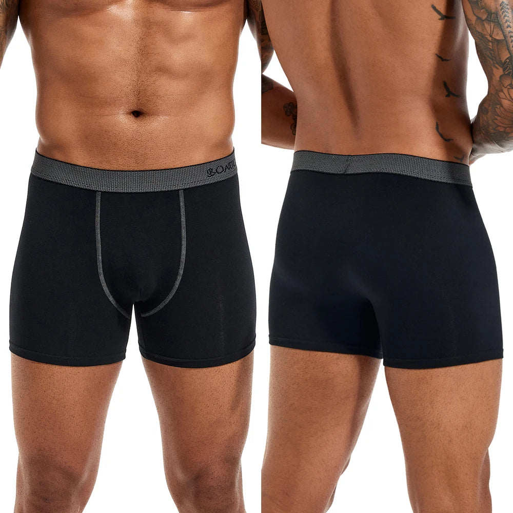 5pcs Pack , Men's  Boxer briefs