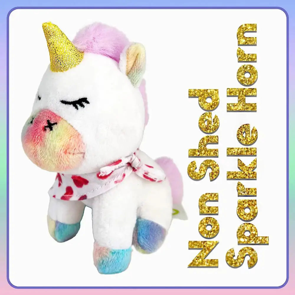 5 Rainbow Unicorn Mother and Child Plush Dolls