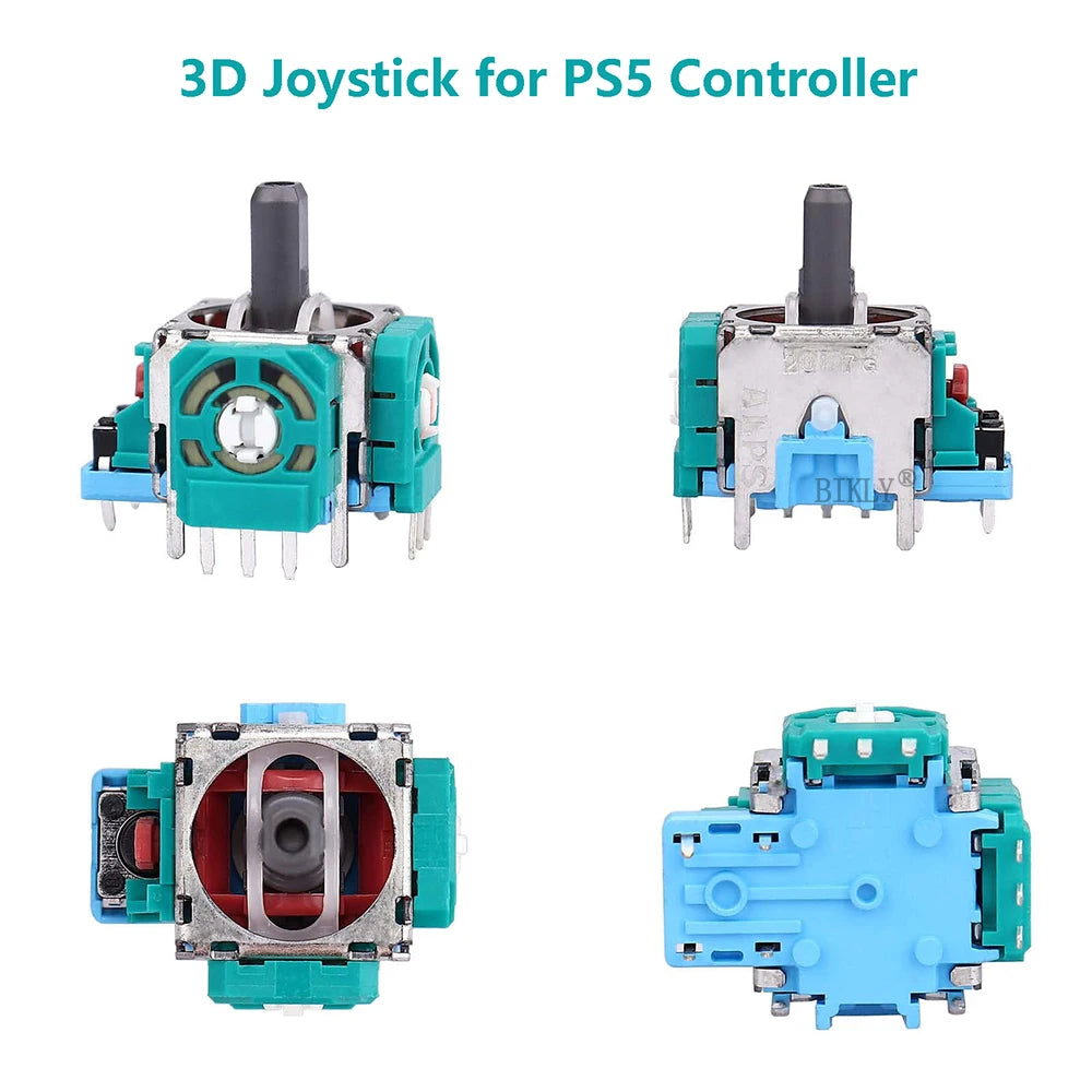 Joysticks Replacement for Playstation 5 DualSense PS5 Controller Screwdriver 2K3 Ohm Analog 3D Thumbstick Repair Parts Kit