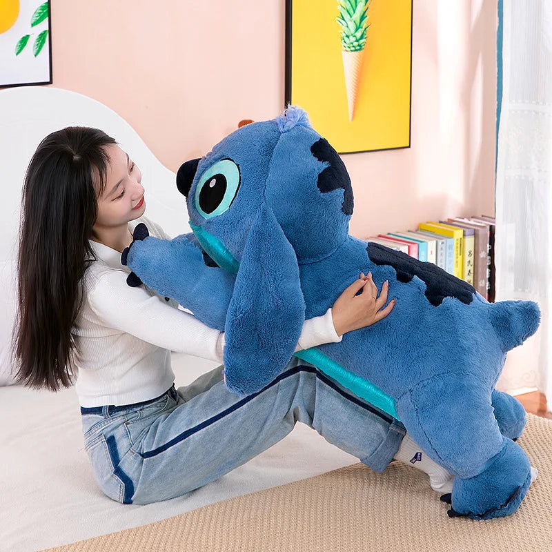 Stitch Doll Plushie Long Pillow