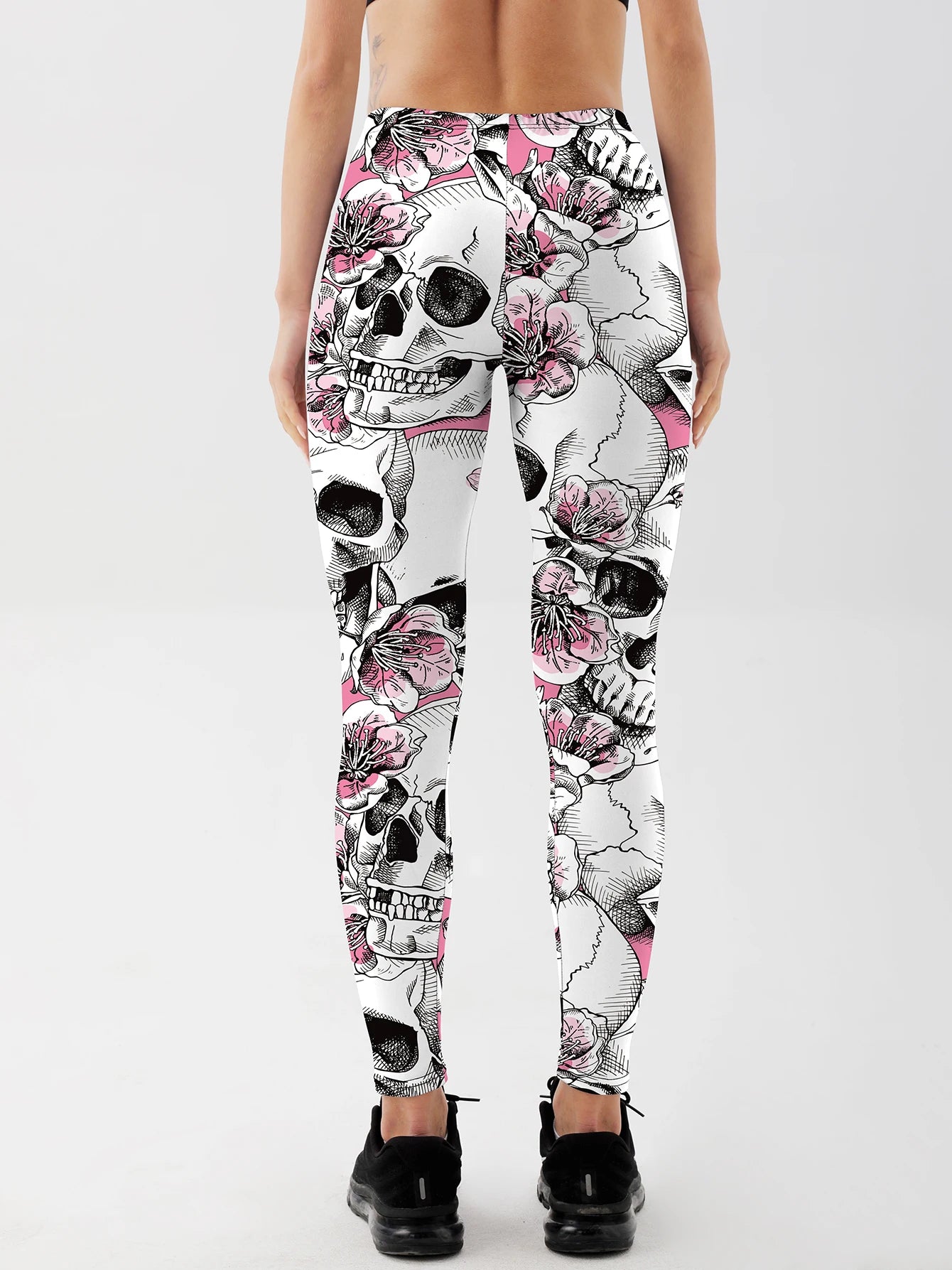 Skull Rose Leggings