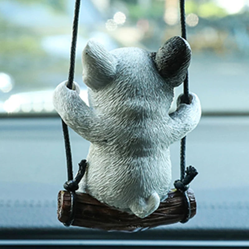 Automobile Rearview Mirror Animal Ornaments