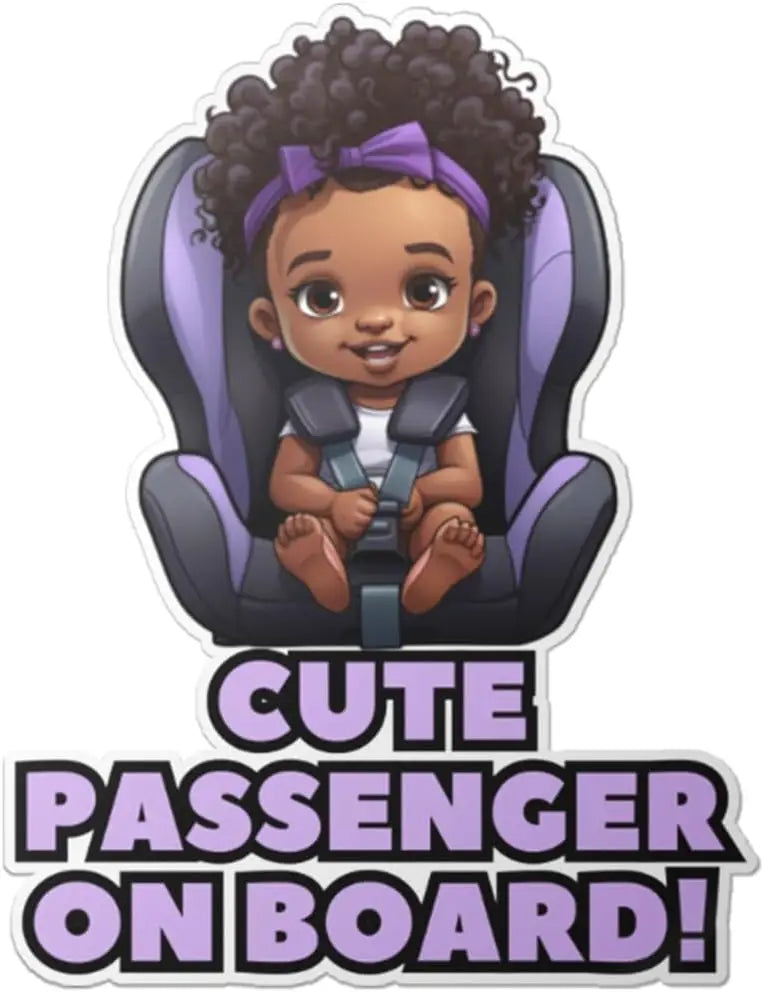 Super Cute Anime Baby on Board Sticker