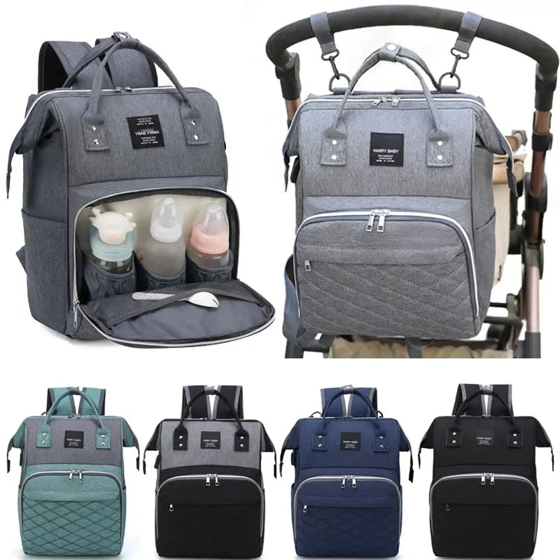 Mommy Diaper Bags , Baby Stroller Hanging Bag , Mother Large Capacity  , Nappy Backpacks , with Changing Mat Convenient Baby Nursing Bags. Great for traveling a relieves carrying items