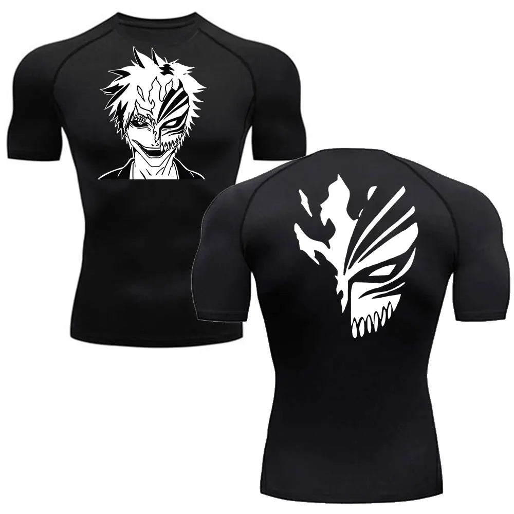 Anime Bleach T Shirt For Men , Compression Shirt