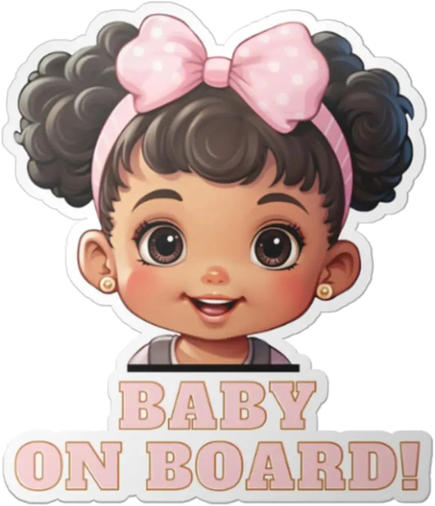 Super Cute Anime Baby on Board Sticker