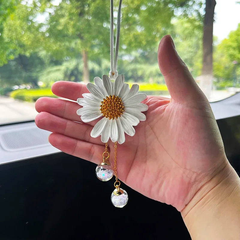 Little Daisy Car Interior Decoration , Plaster Fragrance Daisy