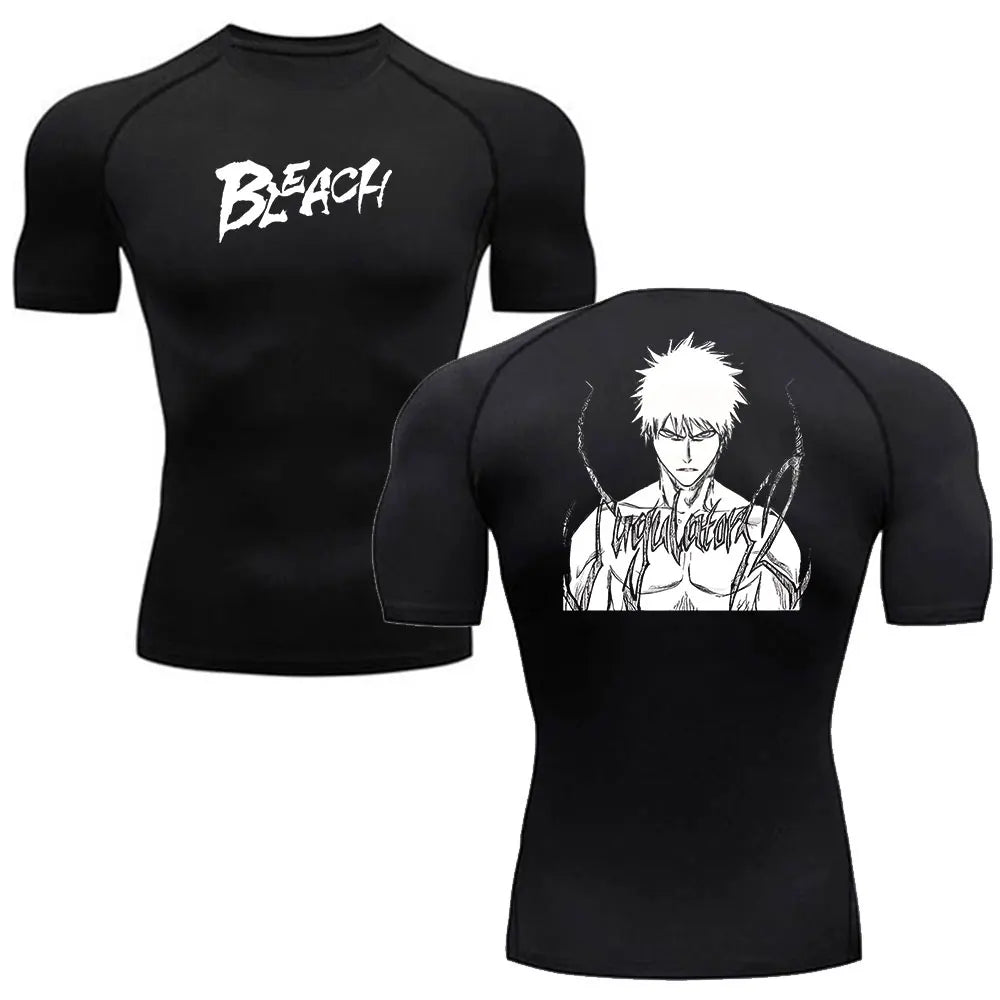 Anime Bleach T Shirt For Men , Compression Shirt