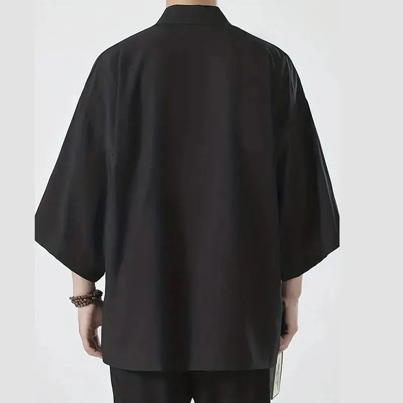 Men's Japanese Kimono Shirt