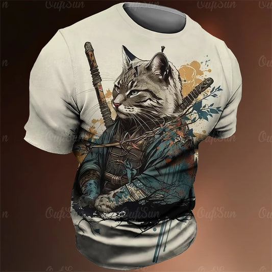 Japan Samurai Cat , Men's and Women's