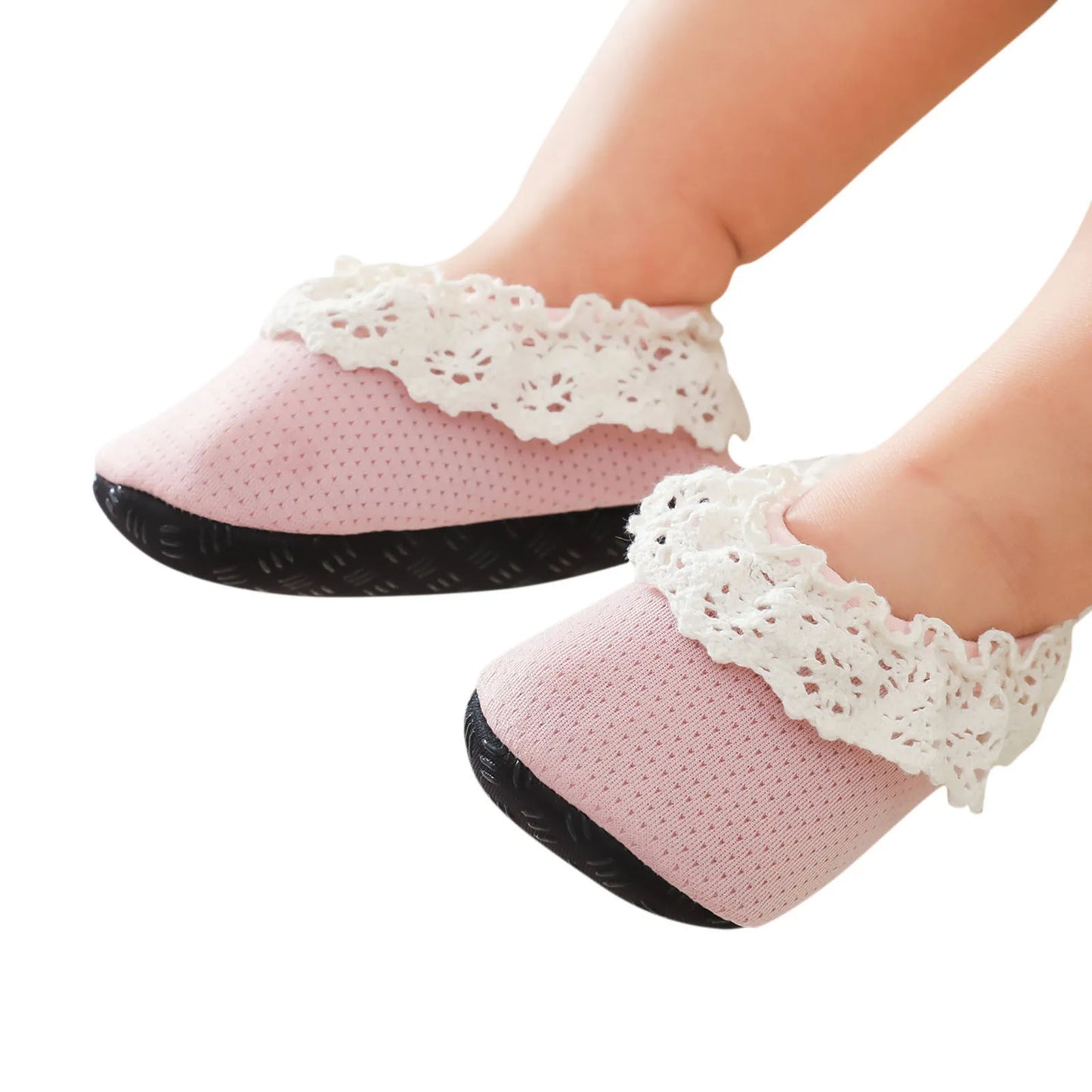 Baby Shoes Spring Summer , Mesh Shoes , First Walkers , Soft Bottom , Non Slip Shoes  ,Cotton Fabric Pre-walkers