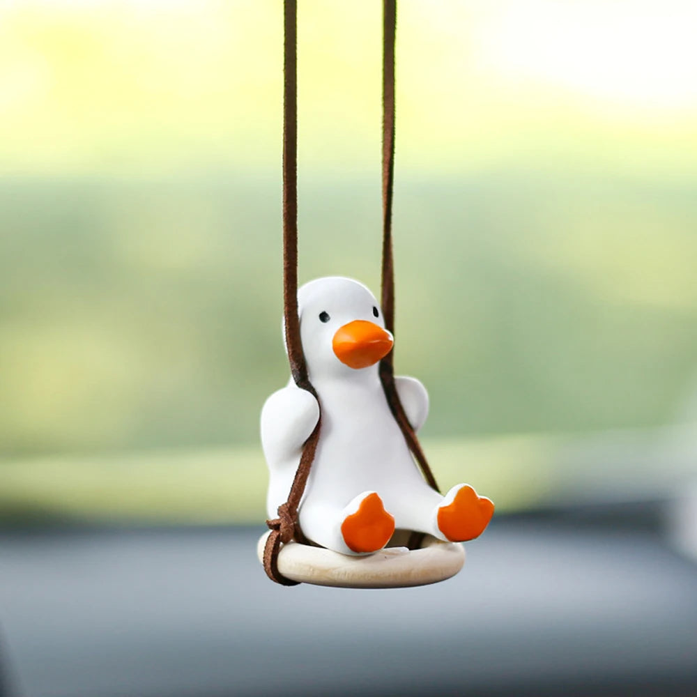 Car Accessory Car Fragrance , Swinging Duck Pendant