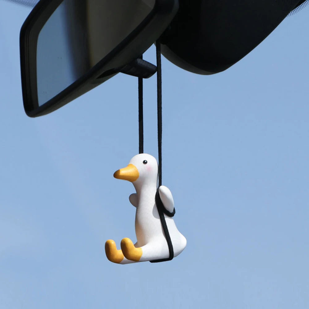 Car Accessory Car Fragrance , Swinging Duck Pendant