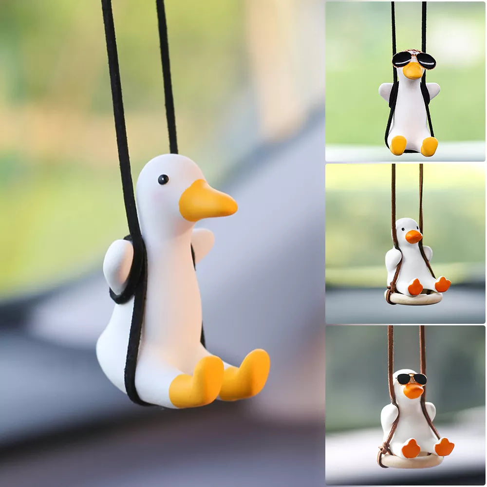 Car Accessory Car Fragrance , Swinging Duck Pendant