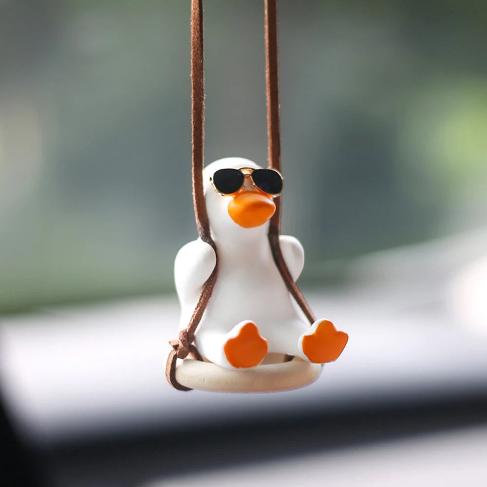 Car Accessory Car Fragrance , Swinging Duck Pendant